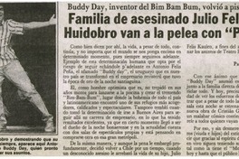 Familia de asesinado Julio Felis y García Huidobro van a la pelea con "Paga Moya"