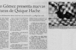 Sergio Gómez presenta nuevas aventuras de Quique Hache : [entrevistas]