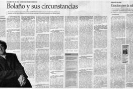 Bolaño y sus circunstancias: [entrevistas]