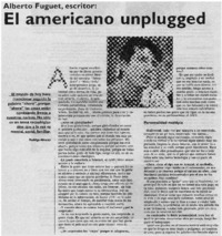 El americano unplugged : [entrevistas]