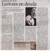 Lectores en deuda