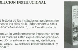 150 años de evolución institucional.
