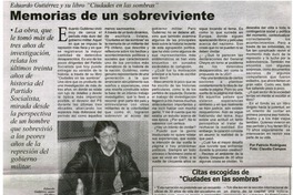 Memorias de un sobreviviente (entrevista)