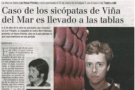 Caso de los sicópatas de Viña del Mar es llevado a las tablas