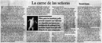 La carne de las señoras