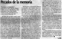 Pecados de la memoria