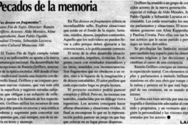 Pecados de la memoria