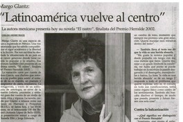 Latinoamérica vuelve al centro : [entrevistas]