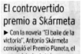 Elcontrovertido premio a Skármeta