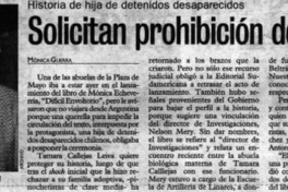Solicitan prohibición de libro