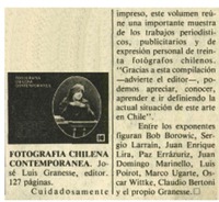 Fotografía chilena contemporánea