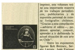 Fotografía chilena contemporánea