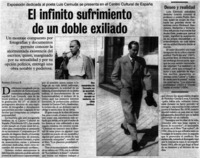 El infinito sufrimiento de un doble exiliado