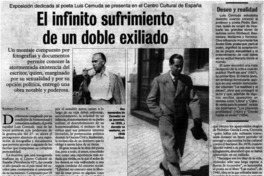 El infinito sufrimiento de un doble exiliado