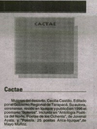 Cactae.