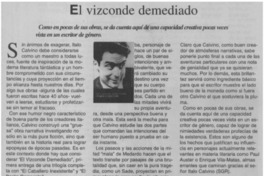 El Vizconde demediado