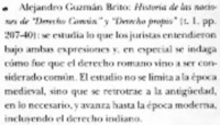 Historia de las nociones de Derecho Común y Derecho Propio