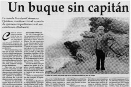 Un buque sin capitán en un desierto azul