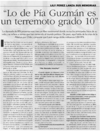 "Lo de Pía Guzmán es un terremoto grado 10" : [entrevistas]