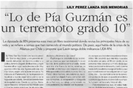 "Lo de Pía Guzmán es un terremoto grado 10" : [entrevistas]