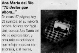 "Tú decías que ahora...".