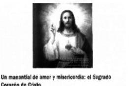 Un manantial de amor y misericordia: el Sagrado Corazón de Cristo