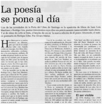 La poesía se pone al día