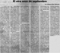 El otro once de septiembre
