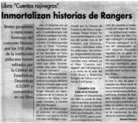 Inmortalizan historias de Rangers