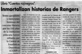 Inmortalizan historias de Rangers