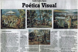 Poética visual : [entrevistas]