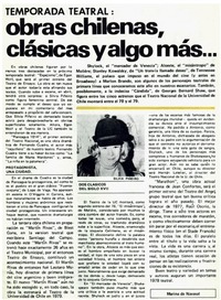 Obras chilenas clásicas y algo más ...