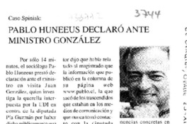 Pablo Huneeus declaró ante Ministro González