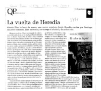 La vuelta de Heredia