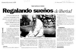 Regalando sueños de libertad