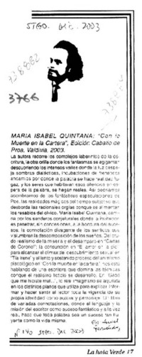 Con la muerte en la cartera