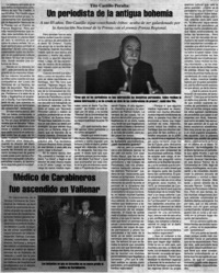 Un periodista de la antigua bohemia : [entrevistas]