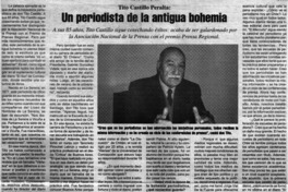 Un periodista de la antigua bohemia : [entrevistas]