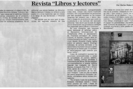 Revista "Libros y lectores"