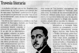 Travesía literaria