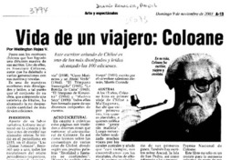 Vida de un viajero: Coloane
