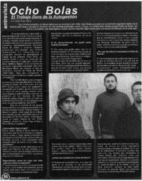 Ocho bolas : [entrevistas]