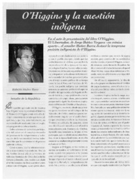 O'Higgins y la cuestión indígena.