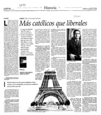 Más católicos que liberales : [entrevistas]
