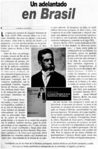 Un adelantado en Brasil