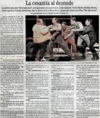 La cesantía al desnudo : [entrevistas]