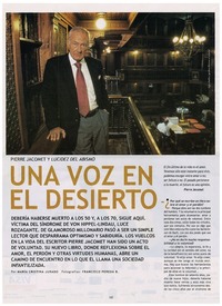 Unavoz en el desierto : [entrevistas]