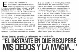 El instante en que recuperé, mis edos y la magia...".