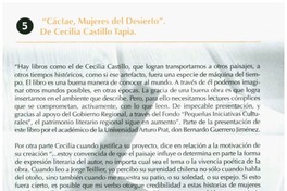 "Cáctae, mujeres del desierto".