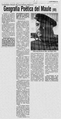 Geografía poética del Maule